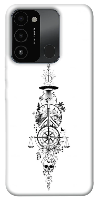 Чохол на TECNO Spark 8C Tattoo ver.7 фото 1 з 1
