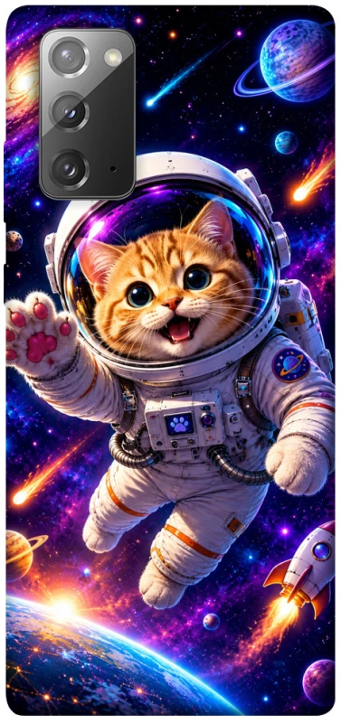Чохол на Samsung Galaxy Note 20 Space Cat фото 1 з 1