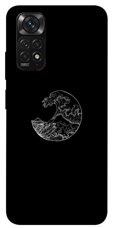 Чохол на Xiaomi Redmi Note 11 (Global) / Note 11S Black tsunami фото 1 Чохол на Xiaomi Redmi Note 11 (Global) / Note 11S Black tsunami фото 1 з 1