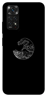 Чохол на Xiaomi Redmi Note 11 (Global) / Note 11S Black tsunami фото 1 Чохол на Xiaomi Redmi Note 11 (Global) / Note 11S Black tsunami фото 1 з 1