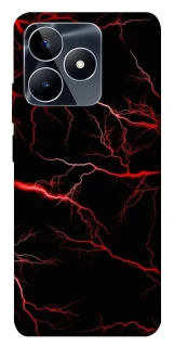 Чехол на Realme C53 Красная молния фото 1 из 1