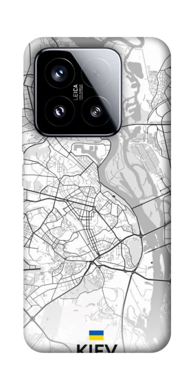 Чохол на Xiaomi 15 Kiev white map фото 1 з 1