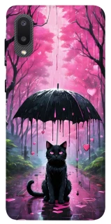Чохол на Samsung Galaxy A02 Black cat фото 1 з 1
