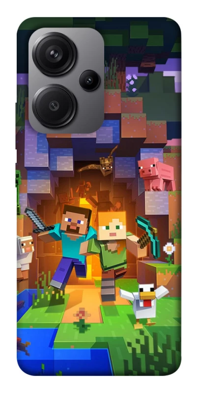 Чехол на Xiaomi Redmi Note 13 Pro+ Minecraft game фото 1 из 1