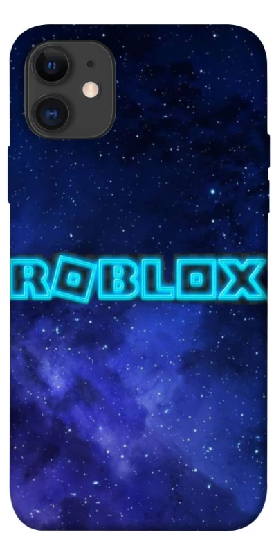 Чехол на Apple iPhone 11 (6.1") Roblox Space Logo Blue фото 1 из 1