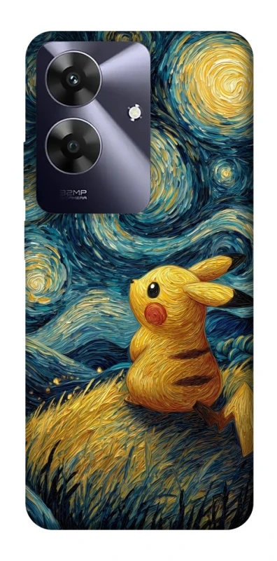 Чехол на Realme Note 60 Pikachu and Van Gogh фото 1 из 1