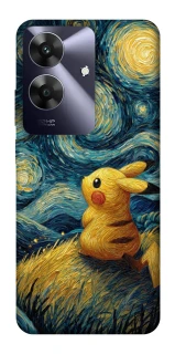 Чехол на Realme Note 60 Pikachu and Van Gogh фото 1 из 1