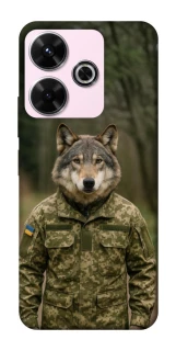 Чехол на Xiaomi Redmi 13 4G Волк защитник фото 1 из 1