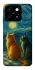 Чохол на ZTE Blade A55 4G Cats under the stars фото 1 з 1