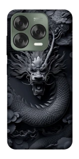 Чехол на ZTE Nubia V70 Design black dragon фото 1 из 1