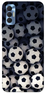 Чехол на TECNO Spark 8P Футбольные мячи фото 1 из 1
