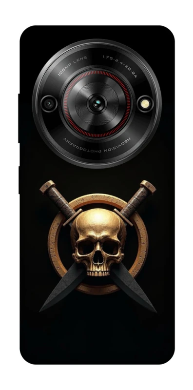 Чохол на ZTE Nubia Focus Golden Skull фото 1 з 1