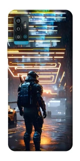 Чехол на ZTE Blade A71 Cyber character фото 1 из 1