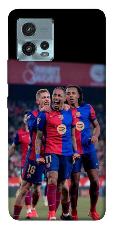 Чехол на Motorola Moto G72 FC Barcelona team фото 1 из 1