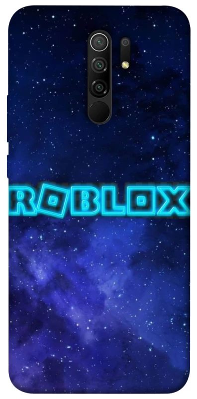 Чехол на Xiaomi Redmi 9 Roblox Space Logo Blue фото 1 из 1