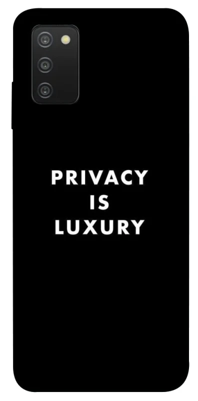 Чохол на Samsung Galaxy A03s Privacy is luxury фото 1 з 1