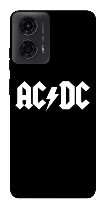 Чехол на Motorola Moto G04 AC/DC logo фото 1 Чехол на Motorola Moto G04 AC/DC logo фото 1 из 1