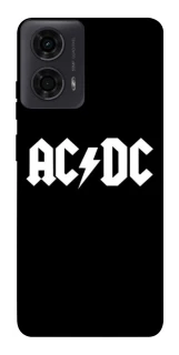 Чехол на Motorola Moto G04 AC/DC logo фото 1 Чехол на Motorola Moto G04 AC/DC logo фото 1 из 1