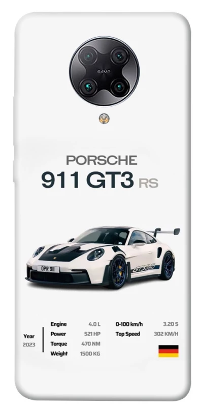 Чехол на Xiaomi Redmi K30 Pro / Poco F2 Pro Porsche 911 GT3 фото 1 из 1