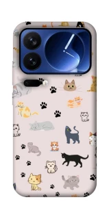 Чехол на Xiaomi Poco F7 Ultra Cat style ver.1 фото 1 из 1