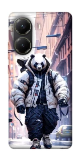 Чохол на Xiaomi Poco X6 Pro Панда кур'єр фото 1 Чохол на Xiaomi Poco X6 Pro Панда кур'єр фото 1 з 1