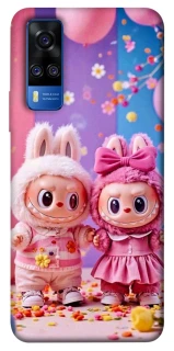 Чехол на Vivo Y51a Labubu twins ver.2 фото 1 из 1