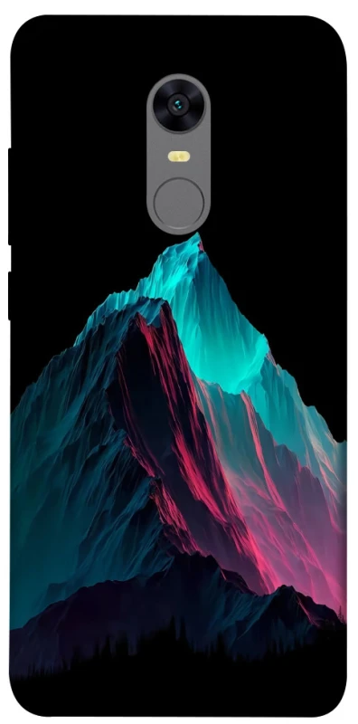 Чехол на Xiaomi Redmi 5 Plus / Redmi Note 5 (Single Camera) Neon mountains фото 1 из 1