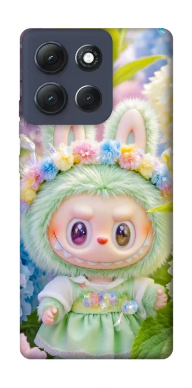Чохол на Motorola Moto G86 Power Labubu & Flowers ver.2 фото 1 з 1