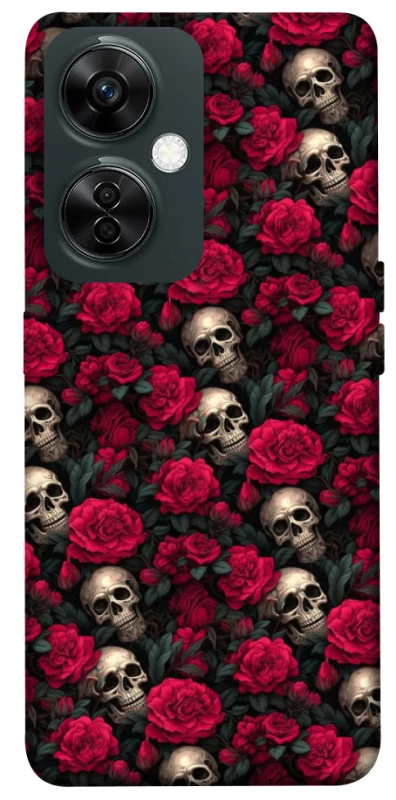 Чохол на OnePlus Nord CE 3 Lite Черепа та рози фото 1 з 1