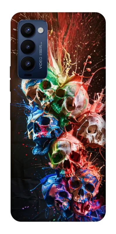 Чохол на TECNO Camon 18 Pro Skulls фото 1 з 1