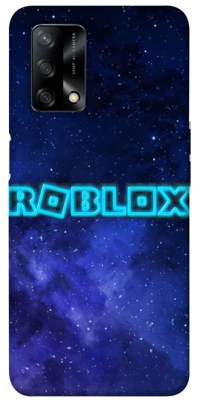 Чохол на Oppo A74 4G Roblox Space Logo Blue фото 1 з 1