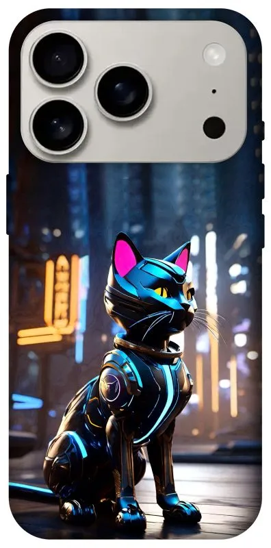 Чехол на Apple iPhone 18 Pro Cyber cat фото 1 из 2