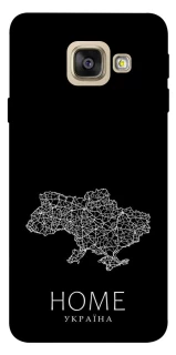 Чехол на Samsung A520 Galaxy A5 (2017) Ukraine black map фото 1 из 1