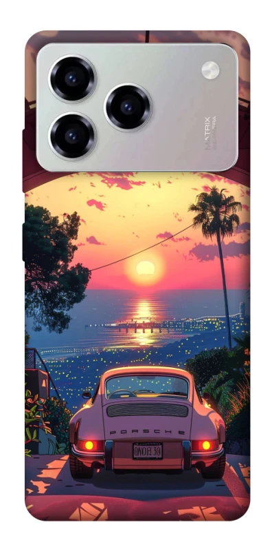 Чехол на ZTE Blade A76 Porsche at sunset фото 1 из 1