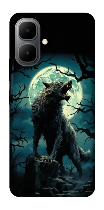 Чехол на Infinix Smart 10 Волк под луной фото 1 из 1