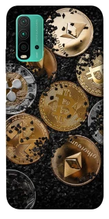 Чехол на Xiaomi Redmi Note 9 4G / Redmi 9 Power Many coins v2 фото 1 из 1