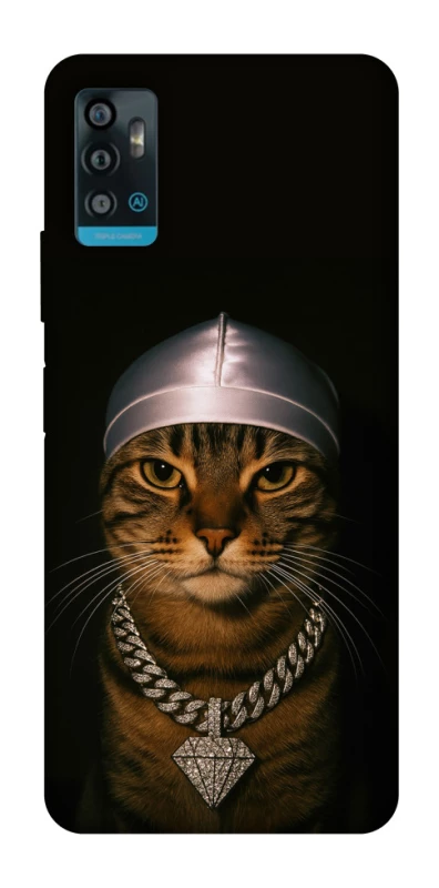 Чохол на ZTE Blade A71 Cat in Bling фото 1 з 1