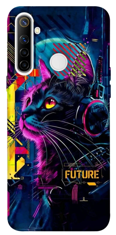 Чохол на Realme 6i Cyber Cat v2 фото 1 з 1