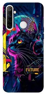 Чохол на Realme 6i Cyber Cat v2 фото 1 з 1