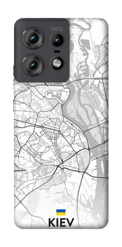 Чехол на Motorola Edge 50 Pro Kiev white map фото 1 из 1