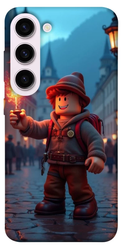 Чохол на Samsung Galaxy S23+ Roblox Fire Logo Blue Flames фото 1 з 1