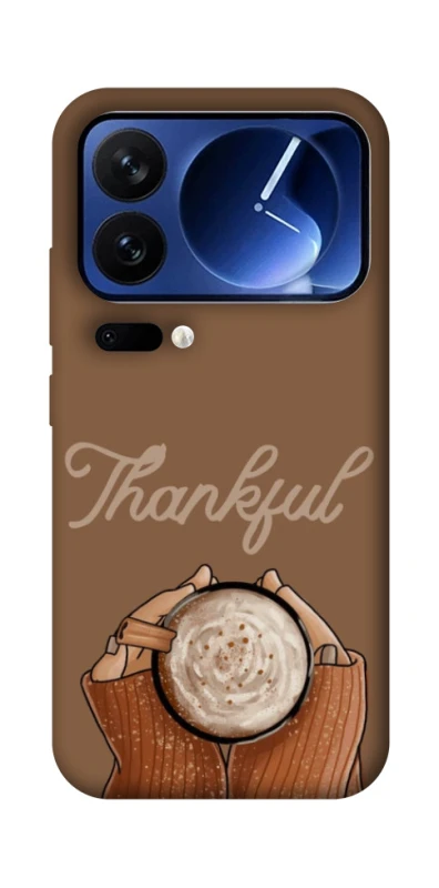 Чохол на Xiaomi Poco F7 Ultra Thankful coffee фото 1 з 1