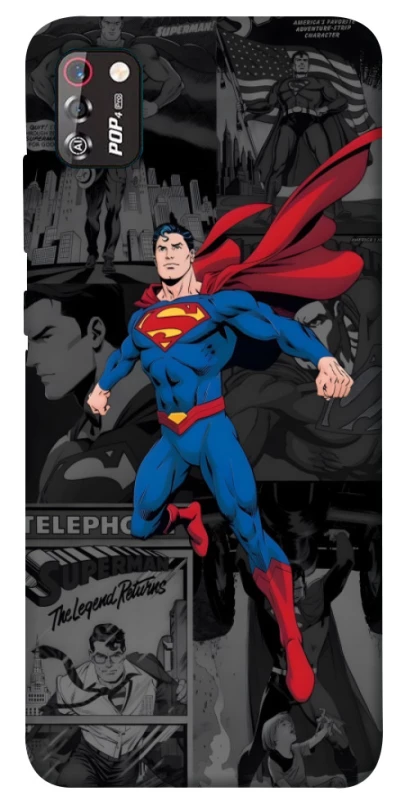 Чохол на TECNO POP 4 Pro superman comics фото 1 з 1