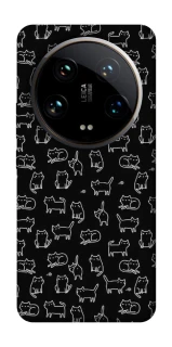 Чохол на Xiaomi 14 Ultra Black Cats фото 1 з 1