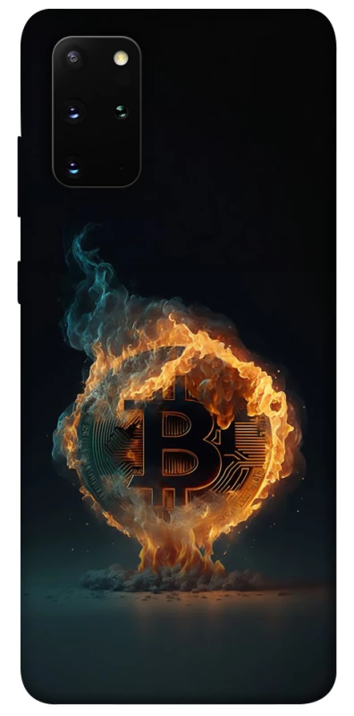 Чохол на Samsung Galaxy S20+ Fire Bitcoin фото 1 з 1