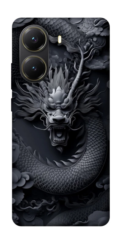 Чехол на Xiaomi Poco X7 Pro black dragon фото 1 из 1