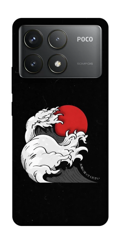 Чохол на Xiaomi Poco F6 Pro Хвилі Японії v2 фото 1 з 1