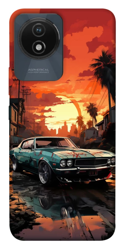 Чохол на Vivo Y02 Car at sunset фото 1 з 1