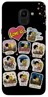 Чехол на Samsung J600F Galaxy J6 (2018) Love is ver.4 фото 1 из 1