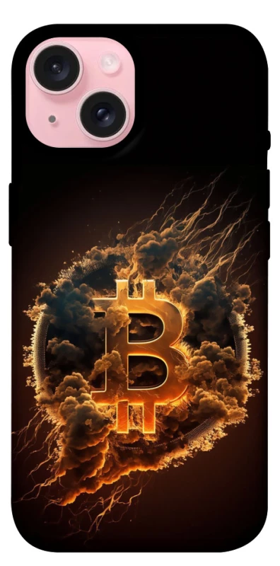 Чехол на Apple iPhone 15 (6.1") Smoky Bitcoin фото 1 из 1